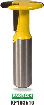 T-slot router bit sample