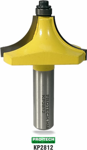 Beading router bit sample