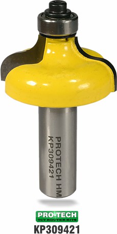 Ogee router bit sample